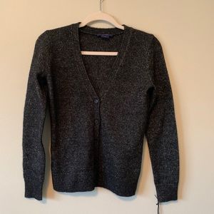 XS W by Worth charcoal NEW cardigan